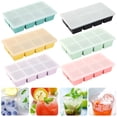 thumbnail image 4 of Tnobhg Ice Cube Mold 6/8 Grids Silicone Ice Making Tray Easy Release Large Square Cube Mold for Home Kitchen, 4 of 8