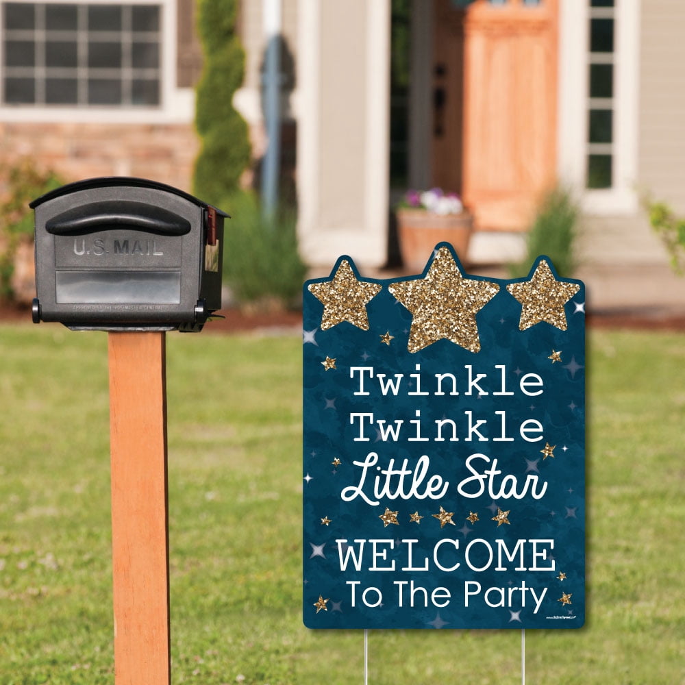 twinkle twinkle little star welcome sign