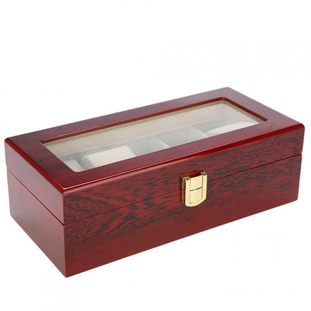Watch Case, Watch Holder, 5 Grids For Storing Watches