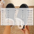 thumbnail image 3 of uublik Women Fuzzy Slippers Memory Foam House Slippers Indoor Outdoor Cozy Plush Closed Toe House Shoes, Brown, 3 of 7