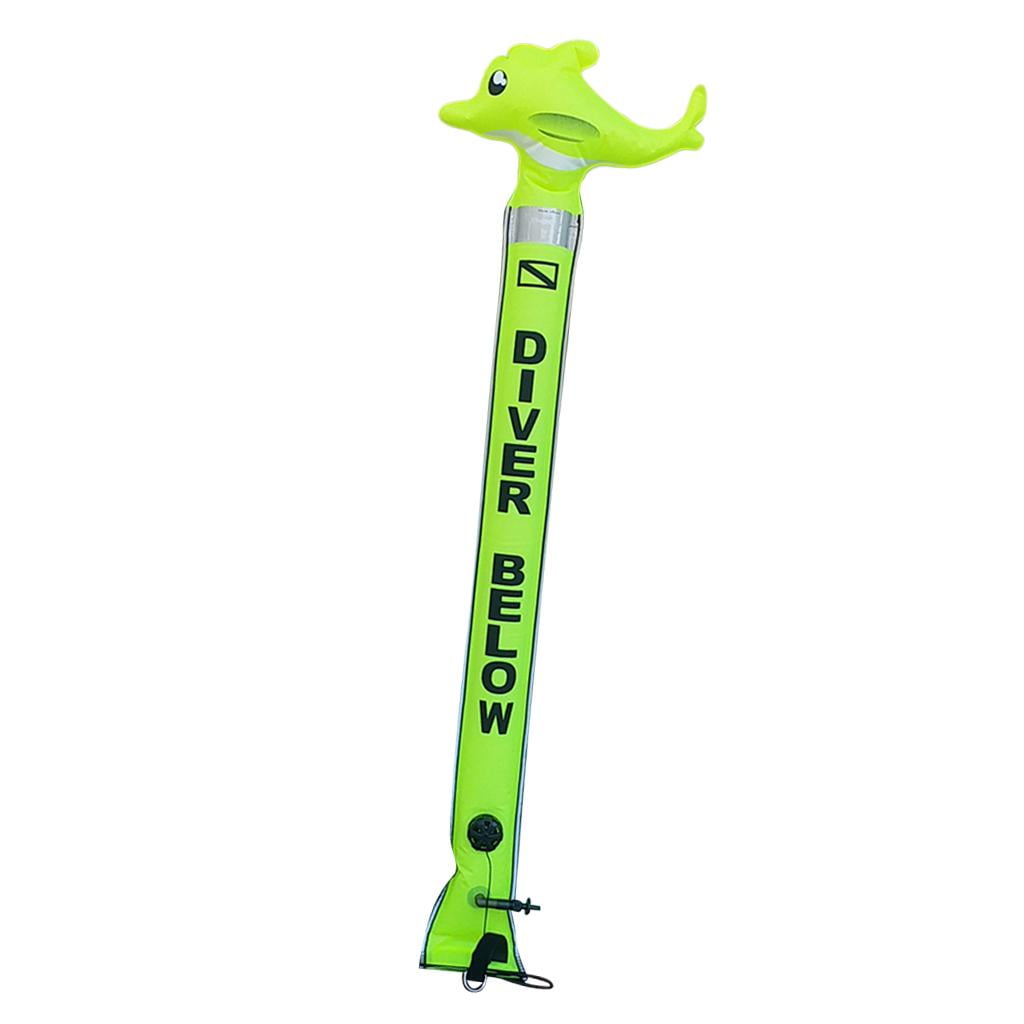 Heavy Duty Scuba Diving Diver Below Surface Marker Buoy Safety Sausage