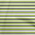 thumbnail image 1 of oneOone Cotton Flex Green Fabric Stripes Craft Projects Decor Fabric Printed By The Yard 40 Inch Wide, 1 of 4