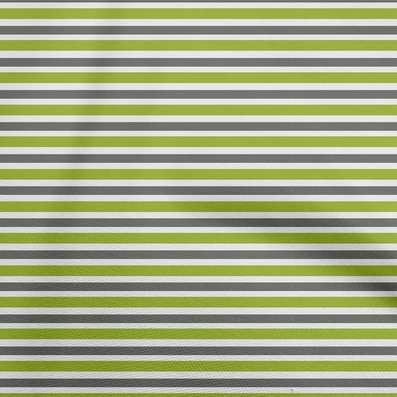 oneOone Cotton Poplin Green Fabric Stripes Craft Projects Decor Fabric Printed By The Yard 42 Inch Wide