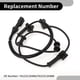 thumbnail image 5 of Sensor de velocidad de rueda ABS Unique Bargains No.F81Z2C204BA/F81Z2C204BB Ajuste delantero izquierdo o derecho para Ford Excursion 2000-2005, 5 of 7
