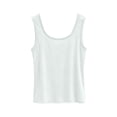 thumbnail image 4 of JIANLAI Women Ribbed Sleeveless Tank Top, Crew Neck Casual Basic Knit, Lightweight Summer Undershirt, 4 of 6