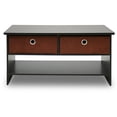 thumbnail image 2 of Furinno Living Set, Center Coffee Table With 4 Bin-Type Drawers-Finish:Espresso/Brown, 2 of 5