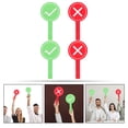 thumbnail image 2 of SHISUYAN 4Pcs Voting Paddle Teacher Judging Board Portable Voting Board Answer Paddle Reusable Game Paddle, 2 of 8