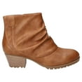thumbnail image 2 of Easy Street Ambrose Women's Slouch Ankle Boots Color: Brown Distressed Size: 6.5, 2 of 4