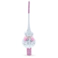 thumbnail image 2 of Dimensional Roses on Champagne Glass Christmas Tree Topper 11 Inches, 2 of 4