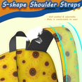 thumbnail image 5 of Sunflower Yellow Pattern 17" Waterproof Oxford School Backpacks for Teens, S-Shape Padded Straps, for School, Travel, Hiking, Camping, 5 of 5