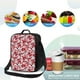 thumbnail image 4 of Fotbe Red Hawthorn Lonchera Bolsa de Almuerzo para Hombres y Mujeres, Lonchera de Gran Capacidad, Bolsa de Almuerzo Reutilizable, Bolsa Térmica Aislante, 4 of 7