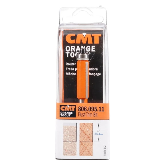 CMT Flush Trim Bit Carbide Tipped, 0.1lb