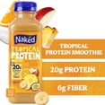 thumbnail image 2 of Naked Protein Smoothie Tropical, 15.2 fl oz Bottle, 2 of 13