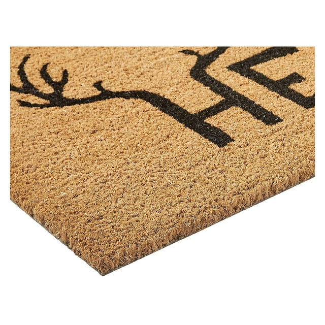 Home More 121711729 Antler Hello Doormat 17" X 29"