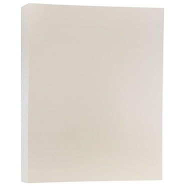 JAM Paper Metallic Paper, 8.5 x 11, 32lb Opal, 100/Pack