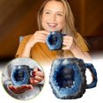 thumbnail image 1 of fsxdhpcsgfc Coffee Mugs Stunning Coffee Mug Unique Resin Cup For A Tall Glass Cups for Coffee Clear Iced Coffee Tumbler Glass Flat Bottom Mugs Ceramic And Metal Bottom, 1 of 7