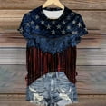 thumbnail image 5 of VerPetridure American Flag Shirt Women 4th of July Patriotic T Shirt Funny Stars Stripes Graphic Tee Independence Day T-Shirt Top, 5 of 5