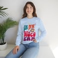 thumbnail image 7 of Womens Adult, In My Disco Era Crewneck Sweatshirt, Retro Groovy 70s Disco, 7 of 7
