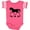 Football Pink and White, variant on Inktastic Horse for Girls Girls Baby Bodysuit
