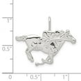thumbnail image 4 of FJC Finejewelers Sterling Silver Race Horse Charm, 4 of 4