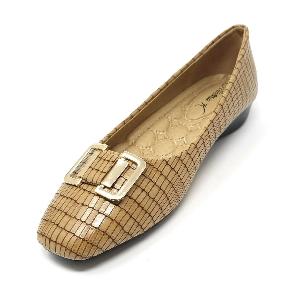 buckle ballet flats