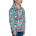 thumbnail image 3 of Lsque Excavator Patten Youth Hoodie Sweatshirt Pullover with Kangaroo Pocket Boys and Girls Hoodie Warm Hoodie for Kids-Large, 3 of 6