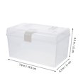 thumbnail image 2 of Boîte de Rangement Portable 1 Pce Anti-Poussière pour Masque (Transparent), 2 of 8