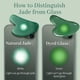 thumbnail image 3 of Herramienta facial Sha, tablero de guasha de piedra de jade natural para terapia de acupuntura SPA, tratamiento de puntos de activación, herramienta de masaje de raspado Gua Sha (verde), 3 of 4