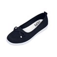 thumbnail image 2 of Gealkoca Womens Breathable Knit Mesh Slip On Loafers Casual Bow Ballet Flats Shoe Comfortable Round Toe Lightweight Walking Shoe Business Office, 2 of 8