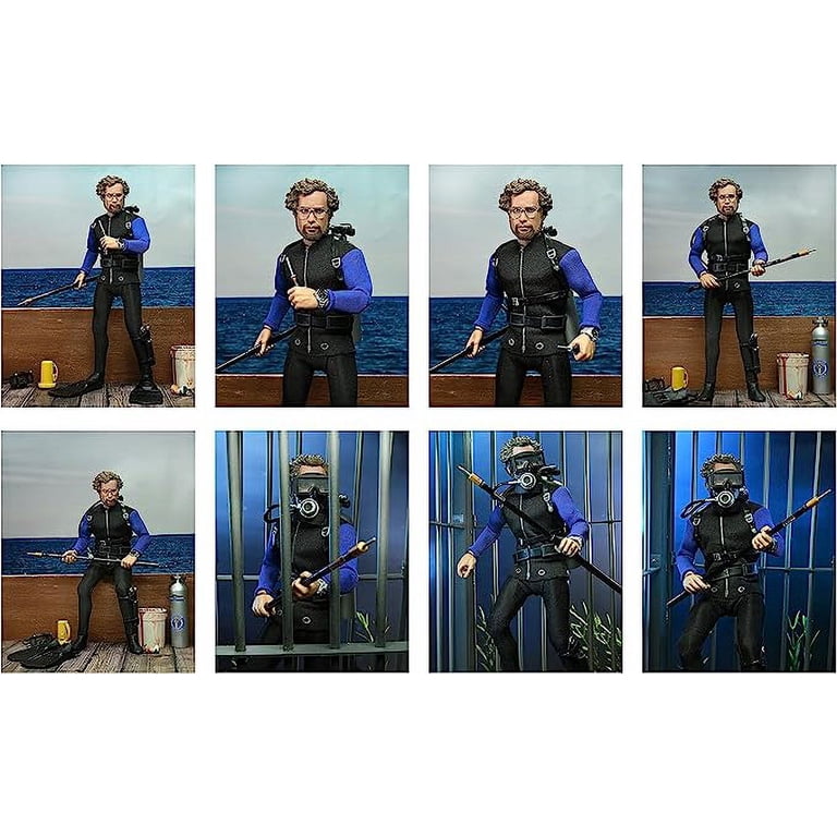 NECA, Jaws Shark CAGE Hooper 8IN Clothed Action Figure - Walmart.com