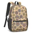 thumbnail image 2 of Pioneer Flower Floral Print Pattern 17" School Backpacks for Teens,Waterproof Oxford Fabric,S-Shape Padded Straps for School,Travel,Hiking,Camping, 2 of 6