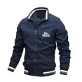 thumbnail image 2 of LONSDALE-Chaqueta de AVIADOR CON CUELLO levantado para hombre, chaqueta de béisbol ajustada informal, última moda de primavera y otoño, alta calidad, 2024, 2 of 5