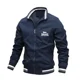 thumbnail image 2 of LONSDALE-Chaqueta de AVIADOR CON CUELLO levantado para hombre, chaqueta de béisbol ajustada informal, última moda de primavera y otoño, alta calidad, 2024, 2 of 5