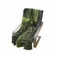 thumbnail image 3 of Rainforest Soft Flannel Fleece Throw Blanket, Rainforest in Inthanon Mountain Chiang Mai Thailand Romantic Honeymoon Theme, Cozy Plush for Indoor and Outdoor Use, 70" x 90", Green Brown, by Ambesonne, 3 of 5