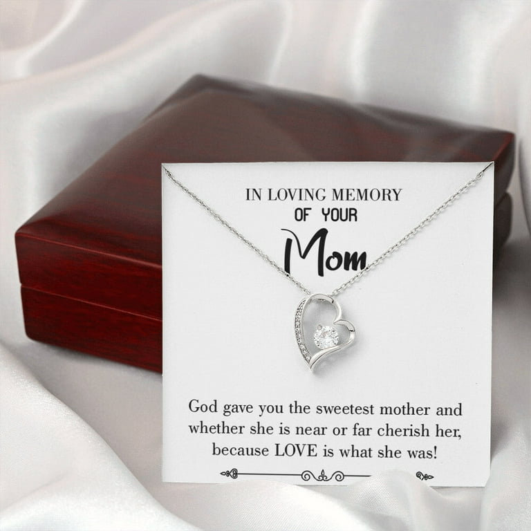 Necklace to remember mom best sale