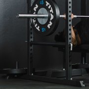 Titan Fitness T-2 Series Short 71 Black Power Rack, 850 LB Rackable Capacity