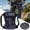 As shown, variant on Thigh bag, Durable Oxford Waist Pack, 3-in-1 Motorcycle Hiking Bike Waterproof Heavy Duty Drop Leg Crossbody for Men Women, Riding Cycling Fanny Pouch Outdoor Travel Fishing Camping Casual Backpack