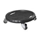 thumbnail image 1 of Rodillo de entrenamiento abdominal con discos deslizantes para equipos de fitness y gimnasio. Negro, 1 of 8