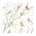 thumbnail image 2 of Linnome Bird Patterned Window Film Privacy Sun Shielding Electrostatic Glass Sticker for Home Window Decor 17.71x78.74in, 2 of 6