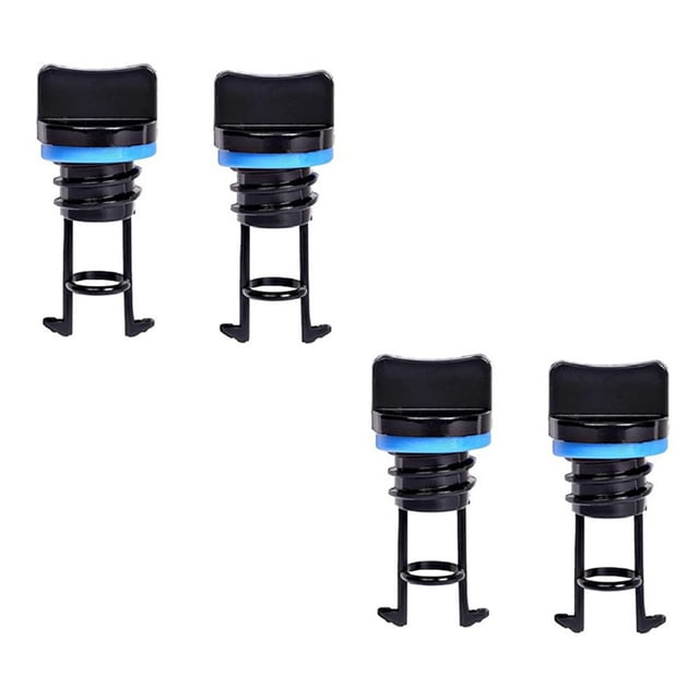 Scienceny Paquete de 4 tapones de drenaje de Kayak de nailon, anillo de sellado de goma portátil, accesorios de tapón de repuesto para kayak al aire Bombillas para automóviles Azul Scienceny VI016234-01