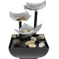 thumbnail image 2 of MesaSe 20004744701to Plastic Tabletop Water Fountain with LED Light Indoor  Black, 2 of 8