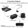 thumbnail image 3 of Audio Isolator XLR Audio Noise Filter Noise Suppressor Isolator Audio Signal Isolator for Eliminato, 3 of 5