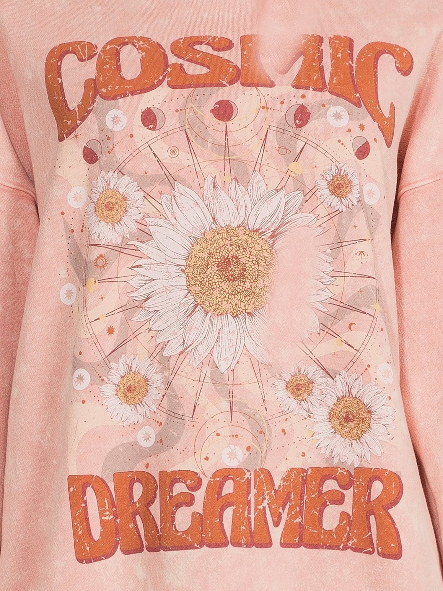 Self Esteem Juniors Mineral Wash Graphic Sweatshirt