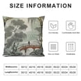 thumbnail image 6 of COMIO  Chinoiserie Pillow Cover Set of 2 Asian Scenic Grey Decorative Throw Pillow Case Cushion Cover for Bedroom Sofa Living Room Couch Chair Office, 6 of 6