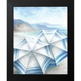 thumbnail image 2 of Dogwood Portfolio 15x18 Black Modern Framed Museum Art Print Titled - Coastal Umbrellas, 2 of 5