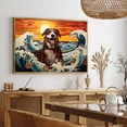 thumbnail image 5 of Thuan Chinese Shar Pei Dog Art Print Canvas, Dog Canvas Wall Art Painting Decor, Dog Pop Art Home Decor Artwork For Bedroom Living Room Bathroom decor, 5 of 6