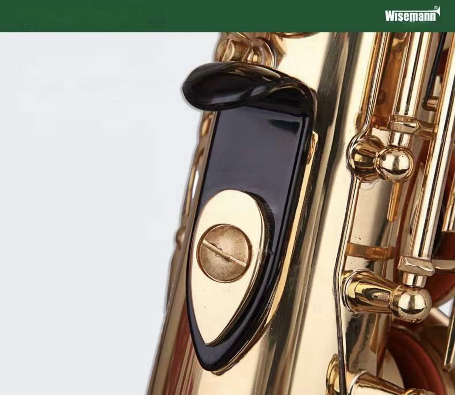 Wisemann Beginner Alto Saxophone Kit, Brass Lacquered Woodwinds