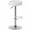 White, variant on Topbuy White Round Bar Stool 1 PC Adjustable Swivel Pub Chair U Leather with Footrest