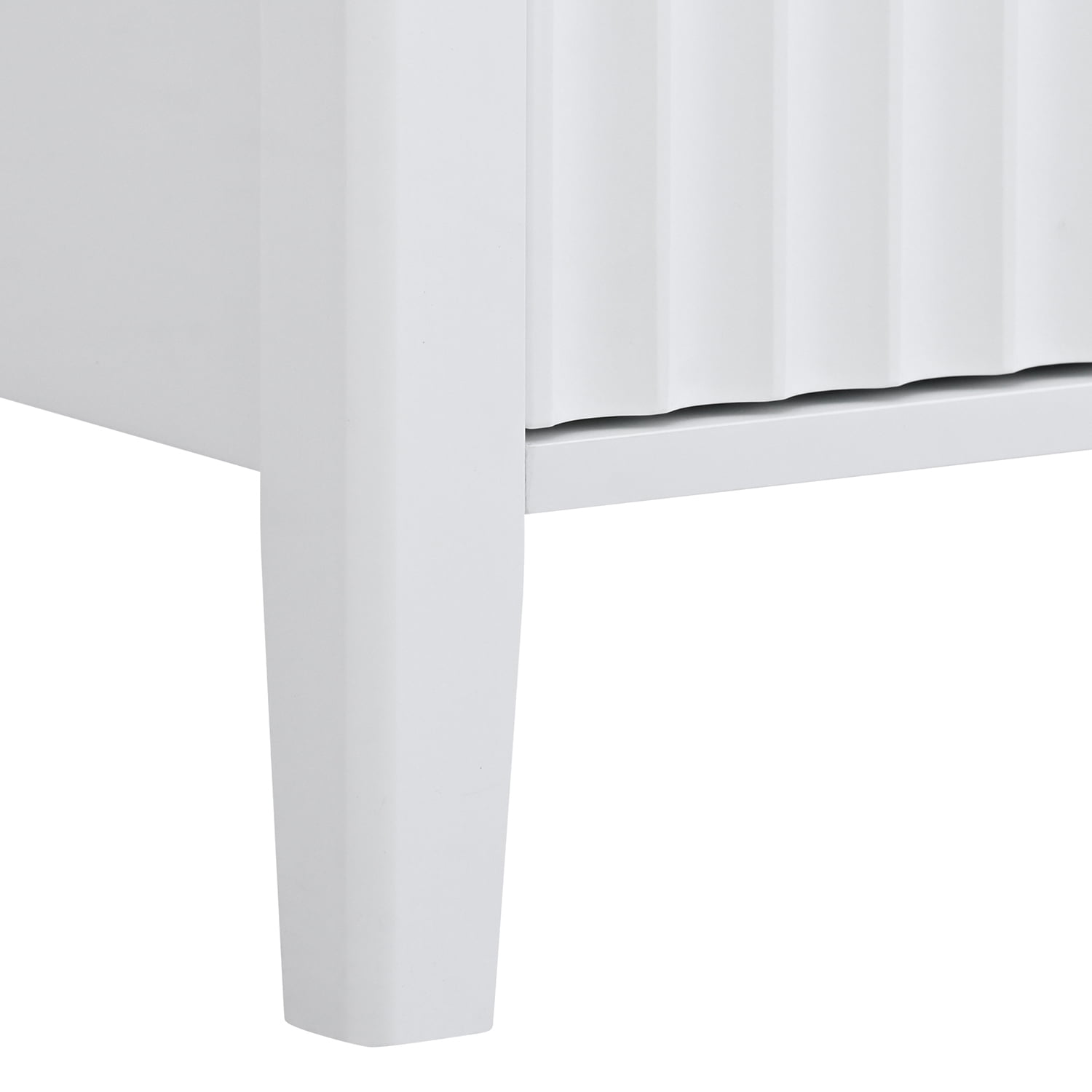 Kadyn Accent Storage Cabinet, Solid Wood Cabinet with Metal Handles, Modern Sideboard for Entryway, Living Room, White Kadyn Accent Storage Cabinet, Solid Wood Cabinet with Metal Handles, Modern Sideboard for Entryway, Living Room, White