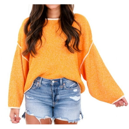 Free People NEW $98 Bardot Oversized Sweater Top XS